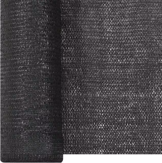Berkfield Home Black HDPE Privacy Netting, W: 2 m, L: 25 m