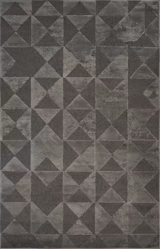 Desire Rugs Mosaic Modern Hallway Runner Rug, Grey, W: 60 cm, L: 220 cm – 2