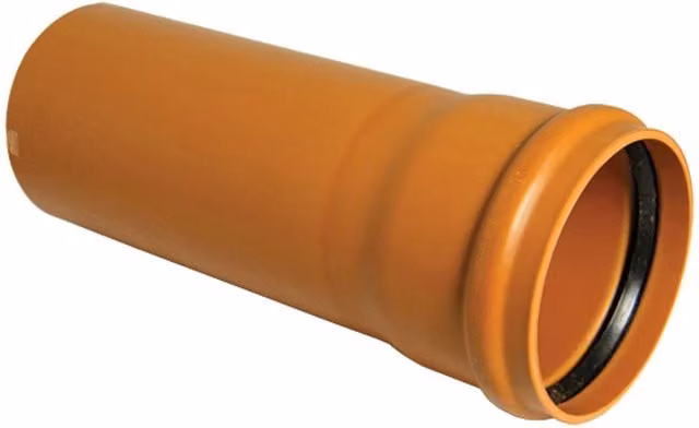 FloPlast Underground Drain 110mm Single Socket 3 Metre D143