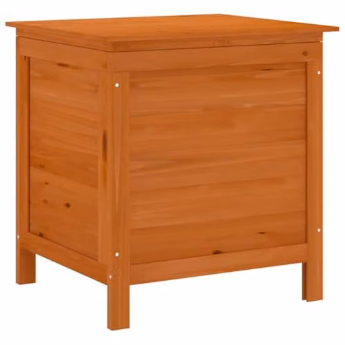 vidaXL Garden Storage Box in Brown Solid Wood, W/D/H: 50 x 49 x 56.5 cm – 1