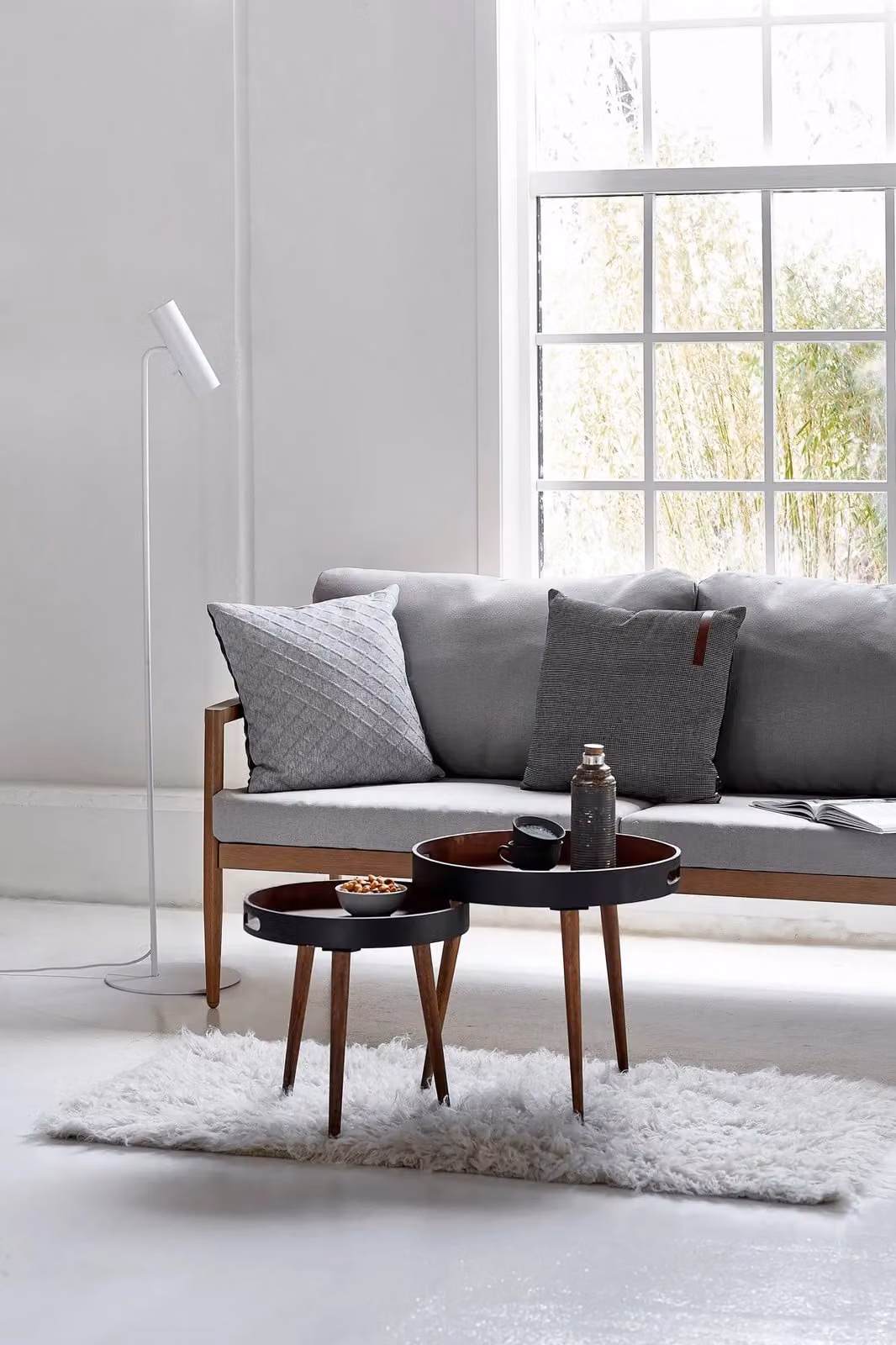 Nordlux MIB Adjustable White Metal Floor Lamp with GU10 Bulb for Living Rooms – 2