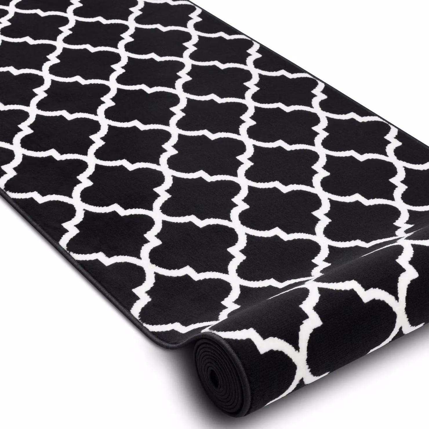 RugsX Bcf Morad Moroccan Runner in Black, W: 120 cm, L: 190 cm – 2