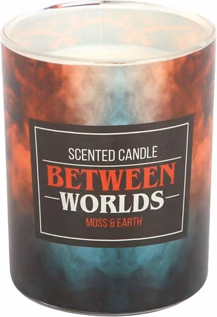 Something Different Between Worlds Moss & Earth Scented Candle in White
