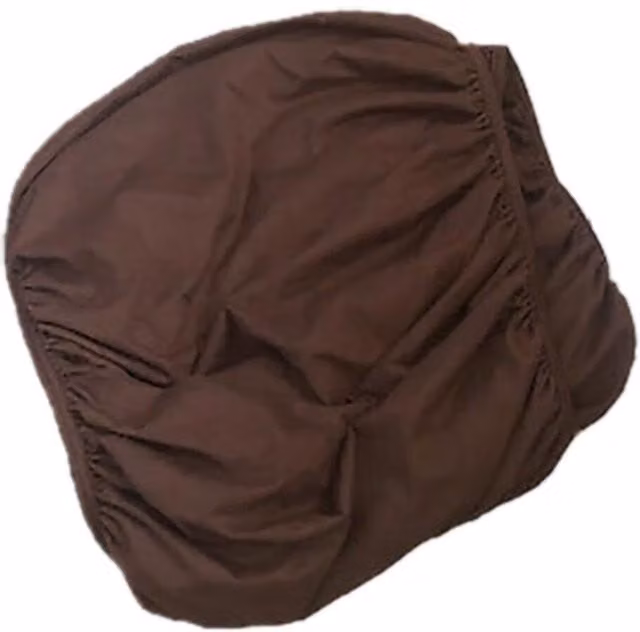 Belledorm Faux Suede Divan Base Wrap in Brown, King Size