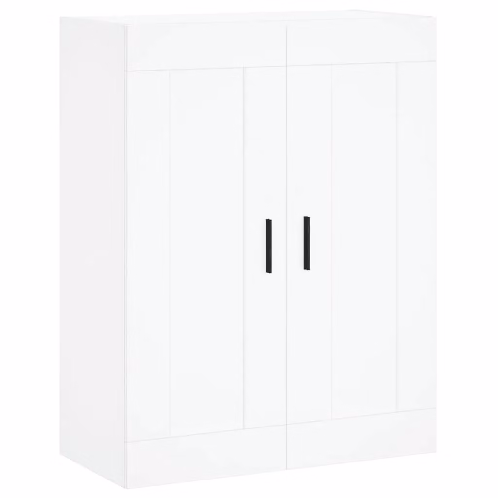 Berkfield Home White Wall Mounted Cabinet with Hinged Doors, W/D/H: 69.5 x 34 x 90 cm – 2