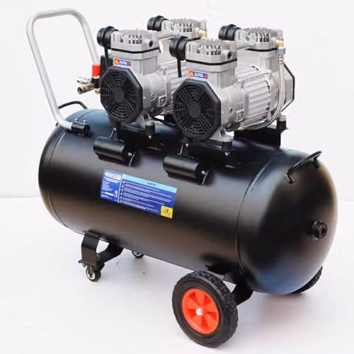 SIP QT Air Compressor Ultra Low Noise Oil-Free Direct Drive, Black, 100L, 2.2kW, 8 Bar, 116psi – 4