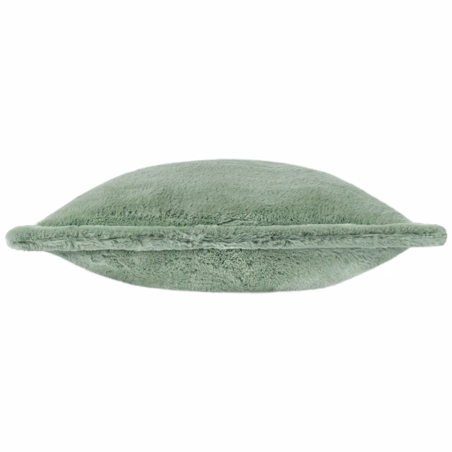 furn Kallu Reversible Faux Fur Decorative Cushion in Green, W/D/H: 45 x 45 x 45 cm – 3
