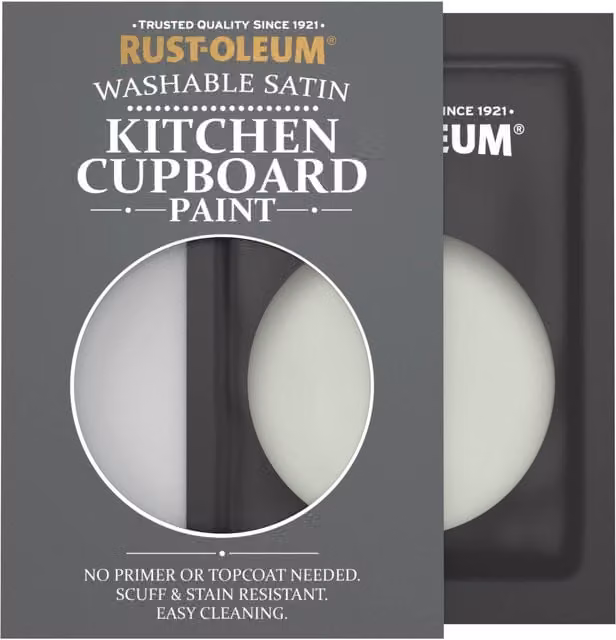 Rust-Oleum Kitchen Cupboard Satin Finish Tester Sachet in Aloe, 10ml