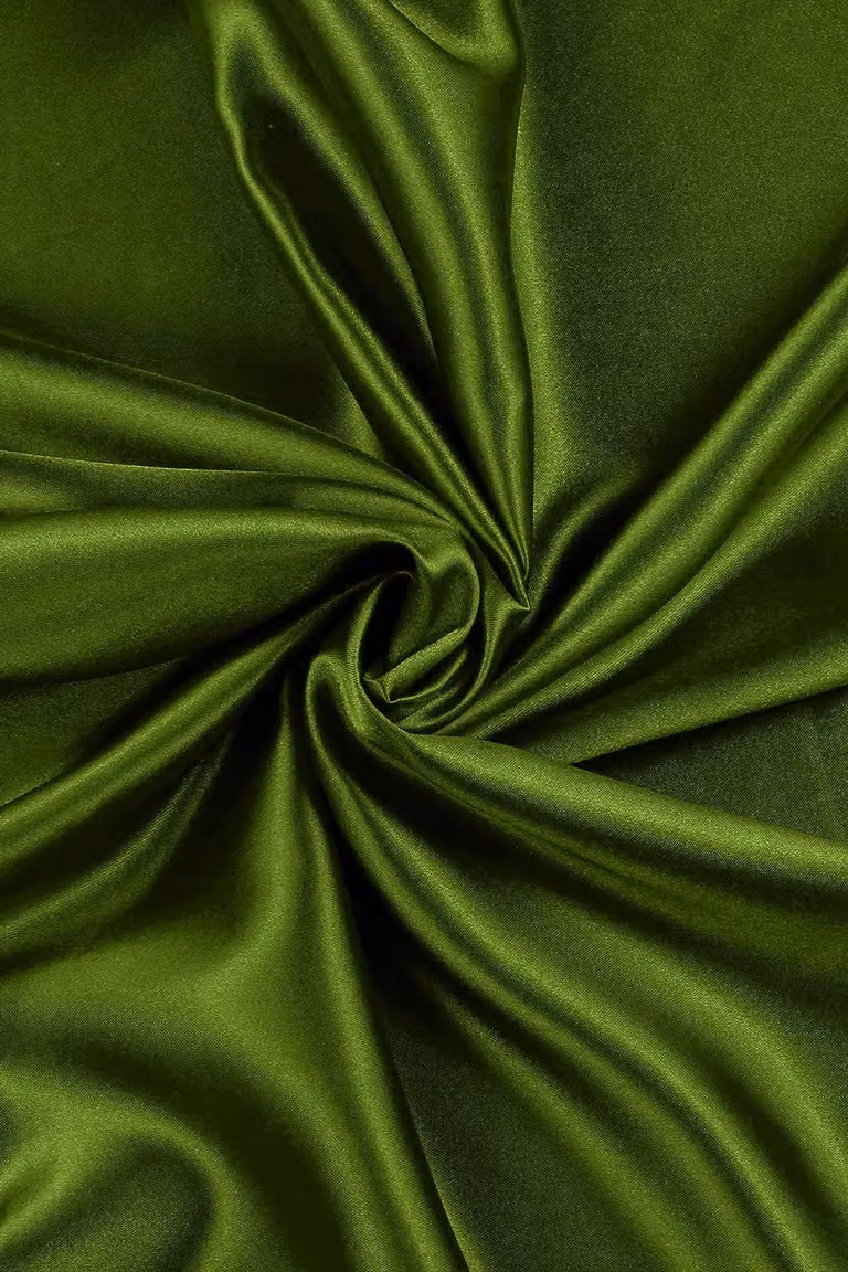 Neel Blue Set of 25 Green Satin Chair Sashes for Weddings and Birthday Party Decoration, W: 17.78 cm, L: 274.32 cm