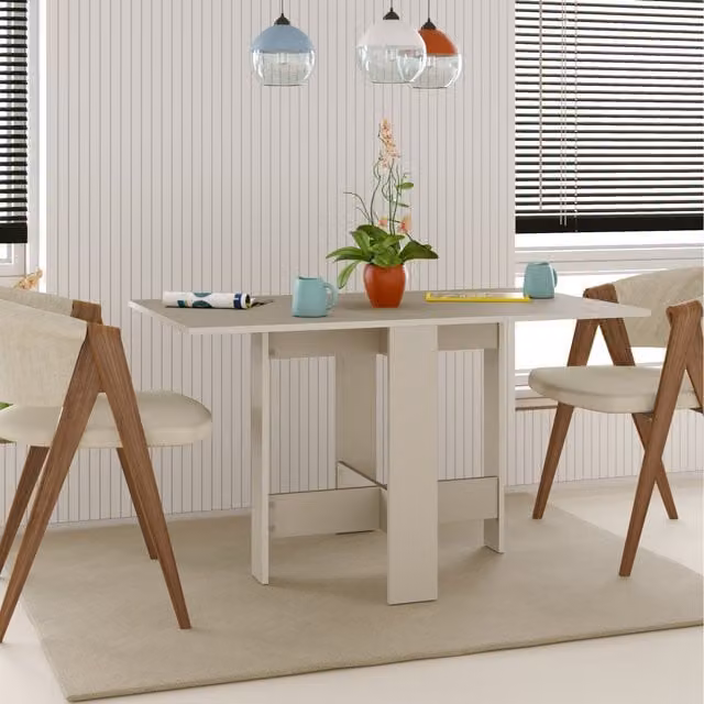 Decortie Artemio Modern Extending Rectangular Dining Table in Sandstone Matt Finish