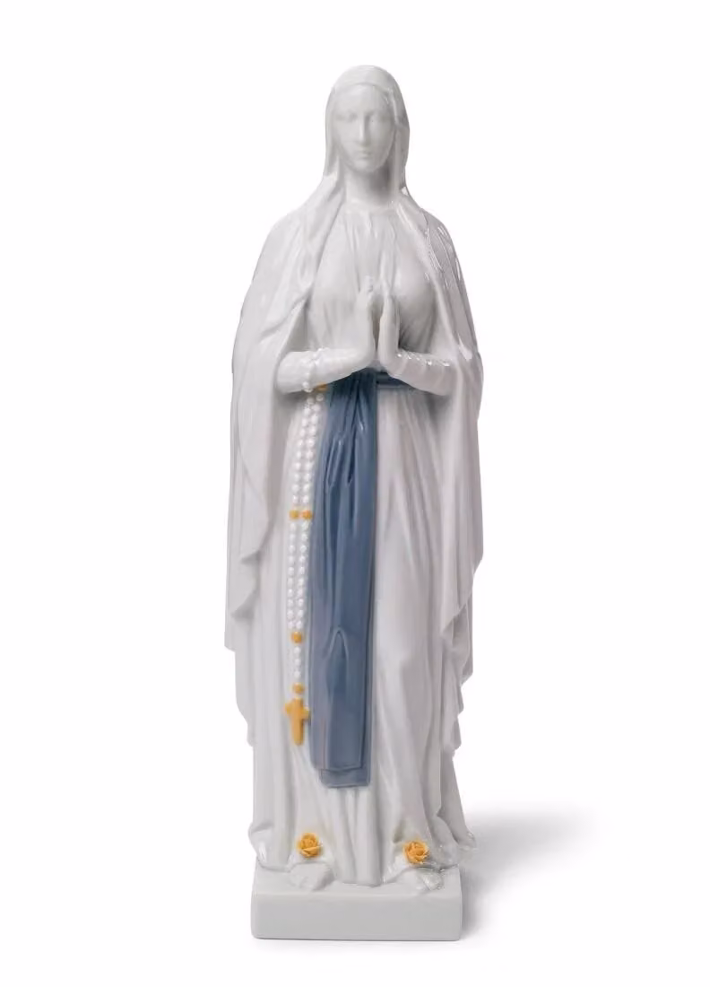 Lladró Our Lady of Lourdes White Porcelain Figurine