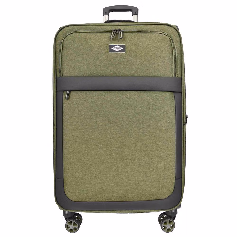 House of Leather Soft Lightweight Expandable Luggage Nimbus in Khaki – 2