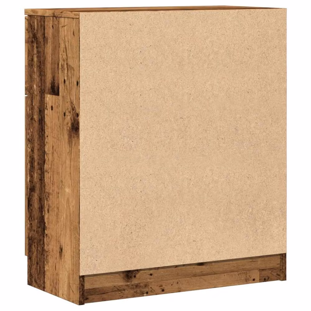 Berkfield Home Rustic Old Wood Sideboard in Brown, W/D/H: 60 x 30 x 70 cm – 4