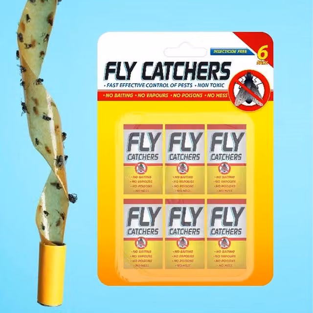 PestShield Yellow Sticky Fly Paper Insect Traps, Pack of 6