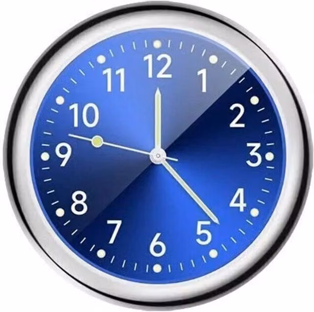 VOGREX Blue Small Mini Luminous Quartz Analog Pocket Watch