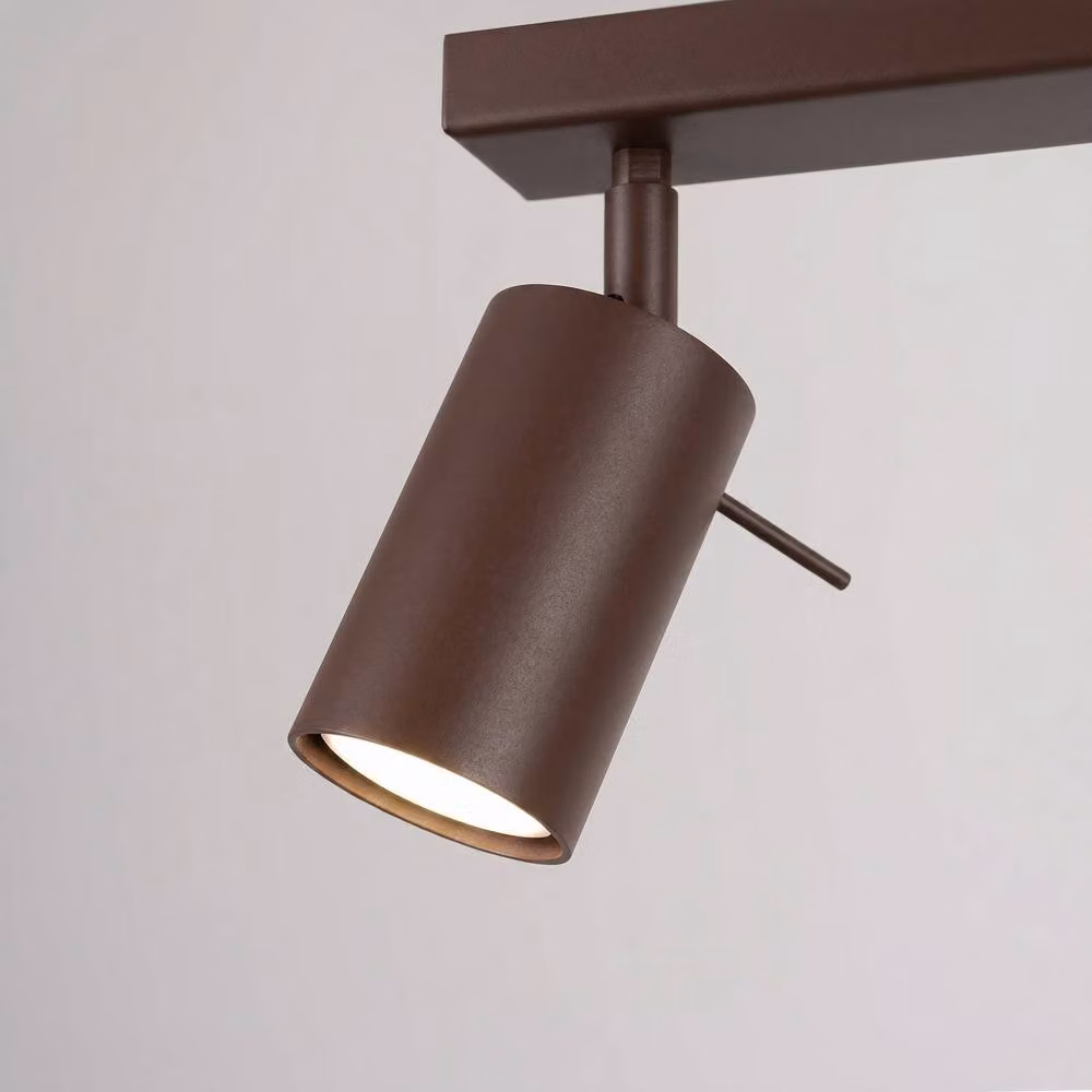 Sollux Lighting Modern Brown Metal Ring Ceiling Lamp with 3 Lights, W/D/H: 45 x 16 x 6 cm – 3