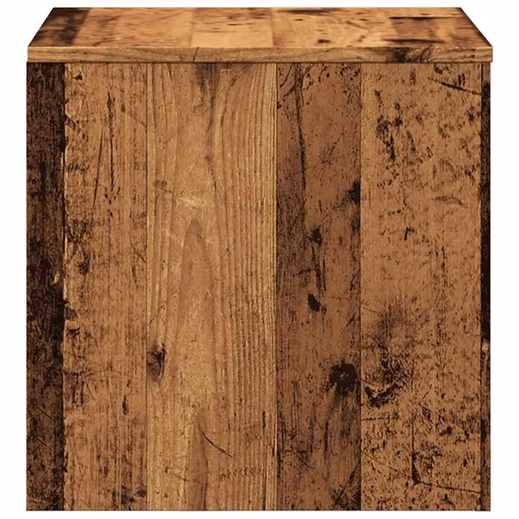 Berkfield Home Set of 3 Nesting Side Tables in Brown Old Wood Finish – 5