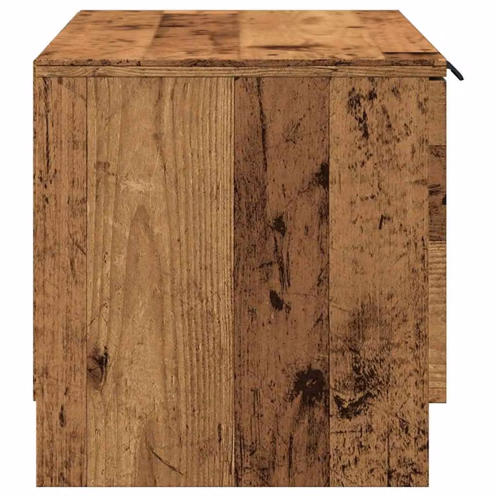 Berkfield Home Rustic TV Cabinet in Brown, W/D/H: 80 x 35 x 36.5 cm – 4