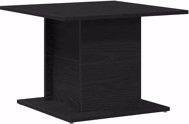 Berkfield Home Black Oak Coffee Table, W/D/H: 55.5 x 55.5 x 40 cm – 1