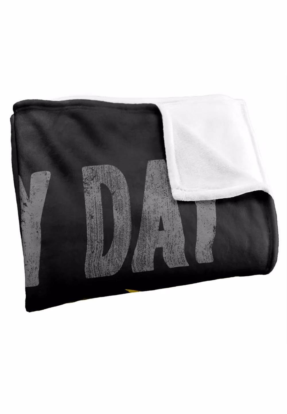 DC Comics Batman Dad by Day Adult Blanket, White, W: 152 cm, D: 127 cm – 2