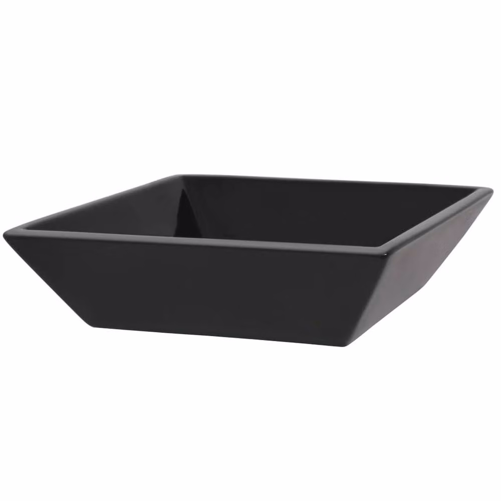 Berkfield Home Ceramic Square Basin, Black, W/D/H: 41.5 x 41.5 x 12 cm – 4