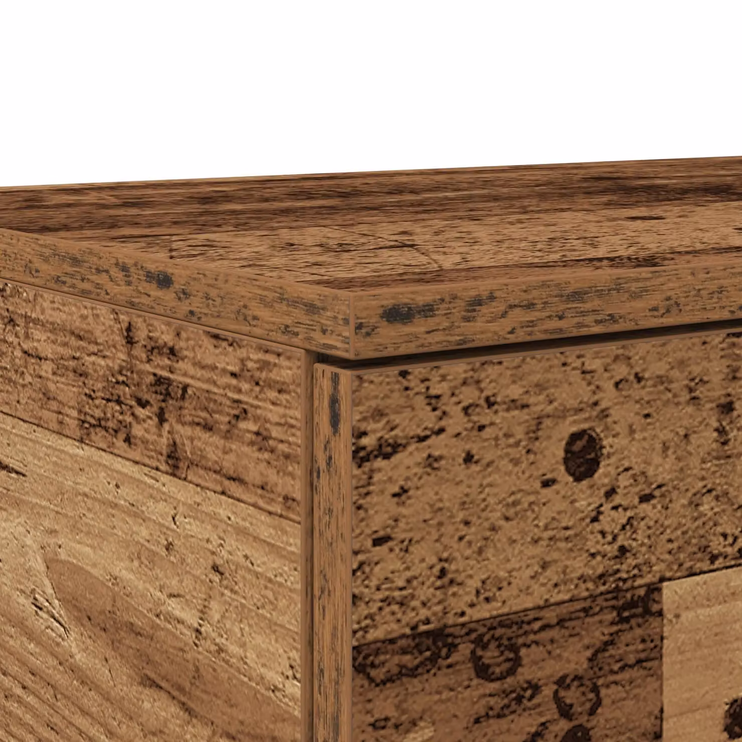 Berkfield Home Bed Drawers in Old Wood Brown, Engineered Wood – 3