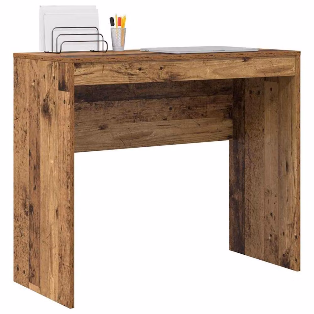 Berkfield Home Writing Desk in Brown, W/D/H: 90 x 40 x 76 cm – 3