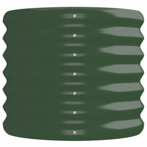 vidaXL Green Galvanised Steel Raised Bed W/D/H: 224 x 40 x 36 cm – 3
