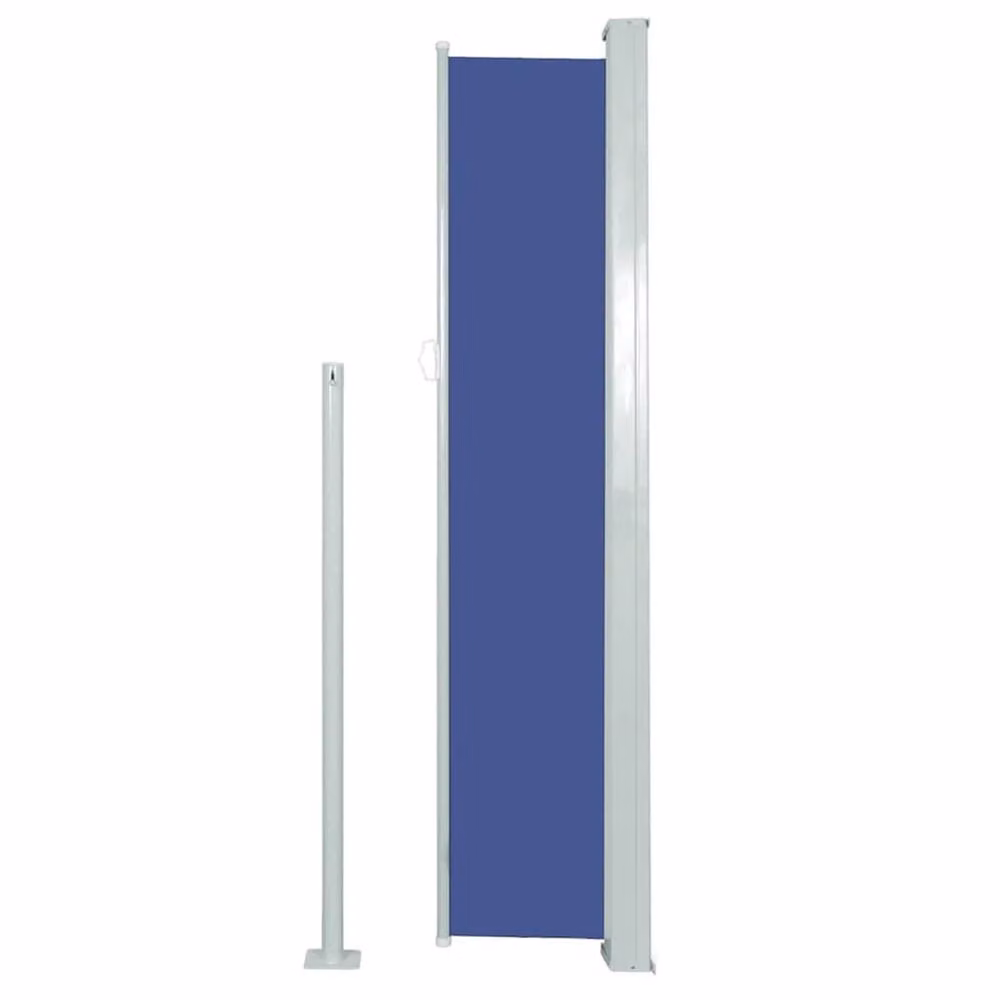 Berkfield Home Retractable Side Awning in Blue, W/H: 300 x 120 cm – 3