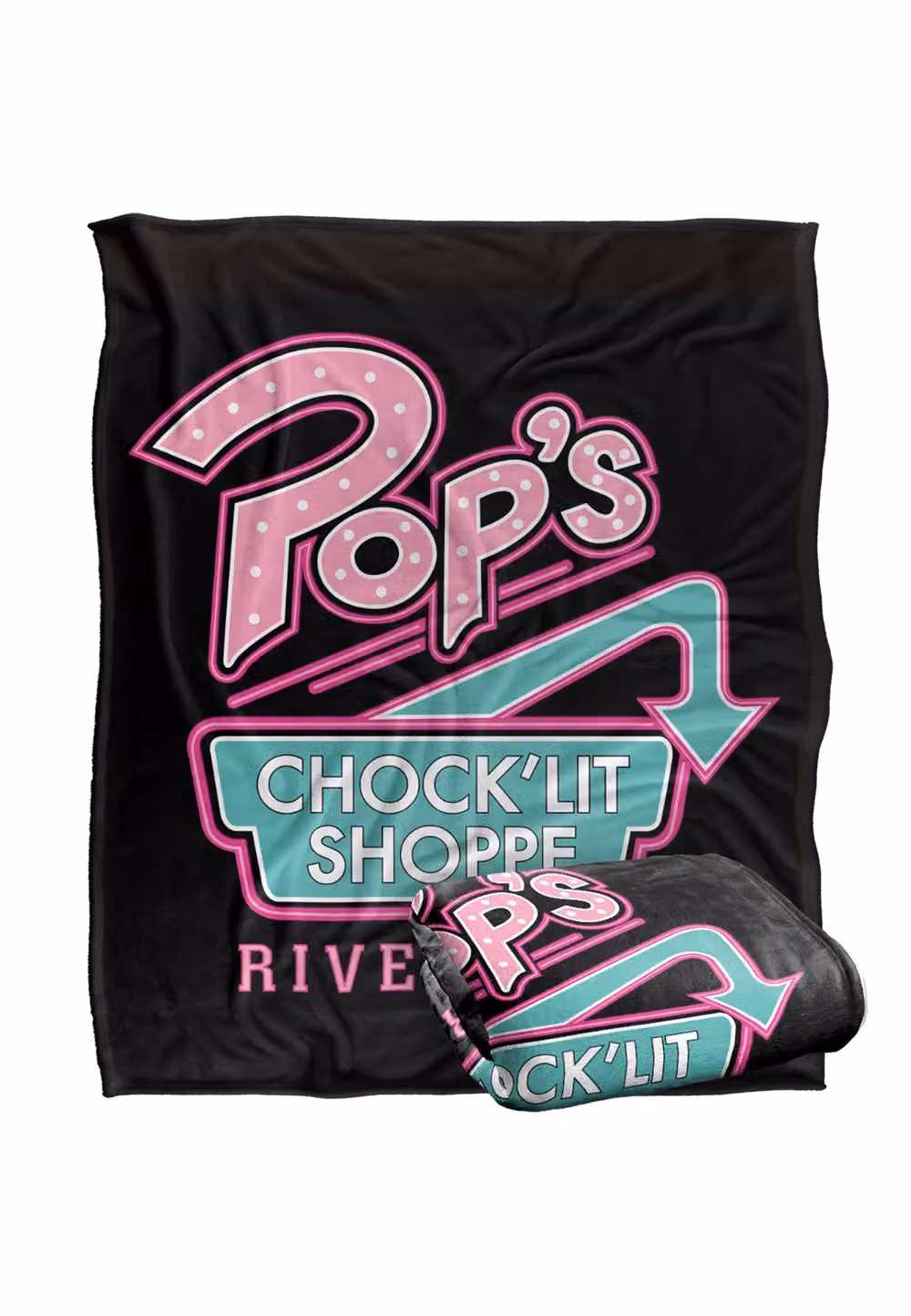 Riverdale Pop'S Chock'Lit Shop Silky Touch Super Soft Fleece Throw Blanket, White, W/D/H: 152 x 127 cm – 7