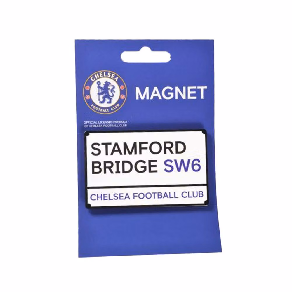 Chelsea FC Street Sign Adhesive Fridge Magnet in White – 2