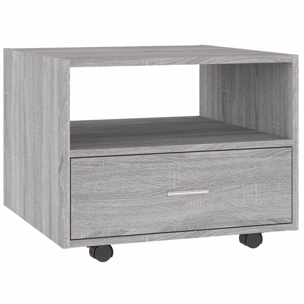 Berkfield Home Decorative Square Coffee Table in Grey Sonoma, W/D/H: 55 x 55 x 40 cm – 2