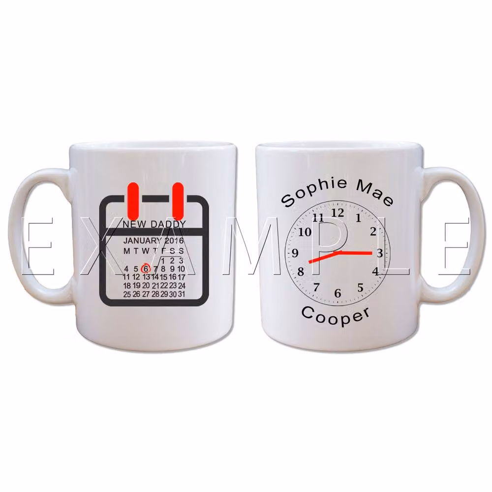 Uniqueful Personalised Bespoke Ceramic Mug for Friends in White, 550ml