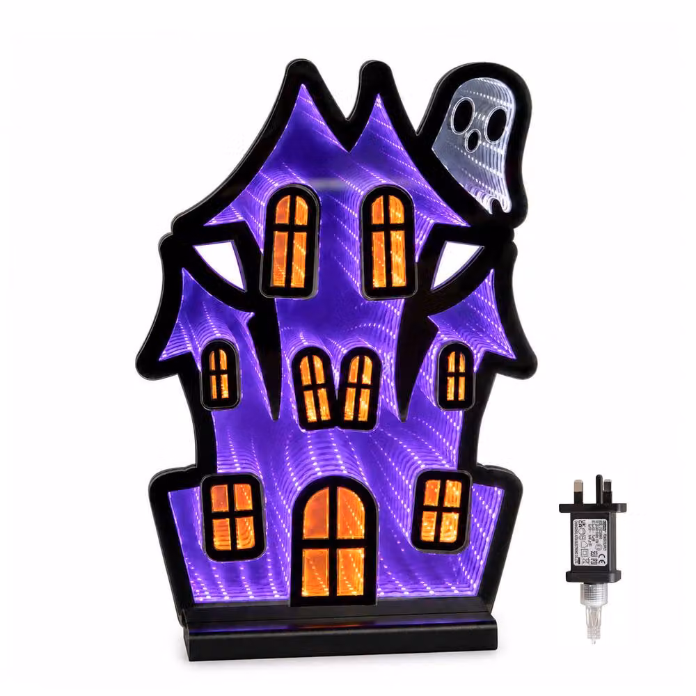 Samuel Alexander Multicolour Halloween Haunted House Infinity Light Decoration with LED Effect – 3