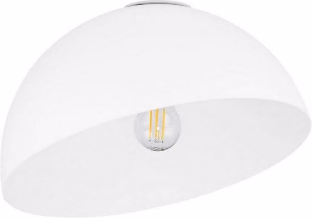 Netlighting Onia Semi Flush Ceiling Light in White, Diameter: 30 cm