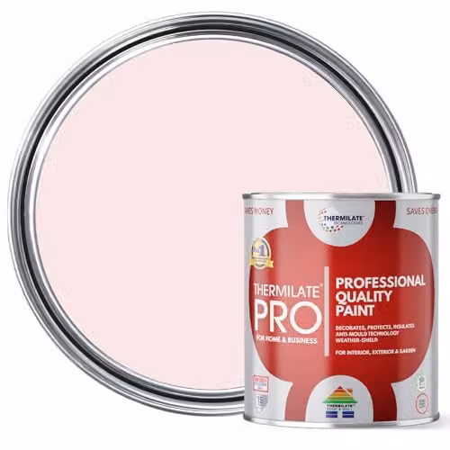 Thermilate Technologies PRO FLEX All-in-One Multi-Surface Paint and Primer, Matt, Pink, 1 l – 1