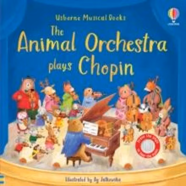 Sam Taplin The Animal Orchestra Plays Chopin Multicolour Board Book