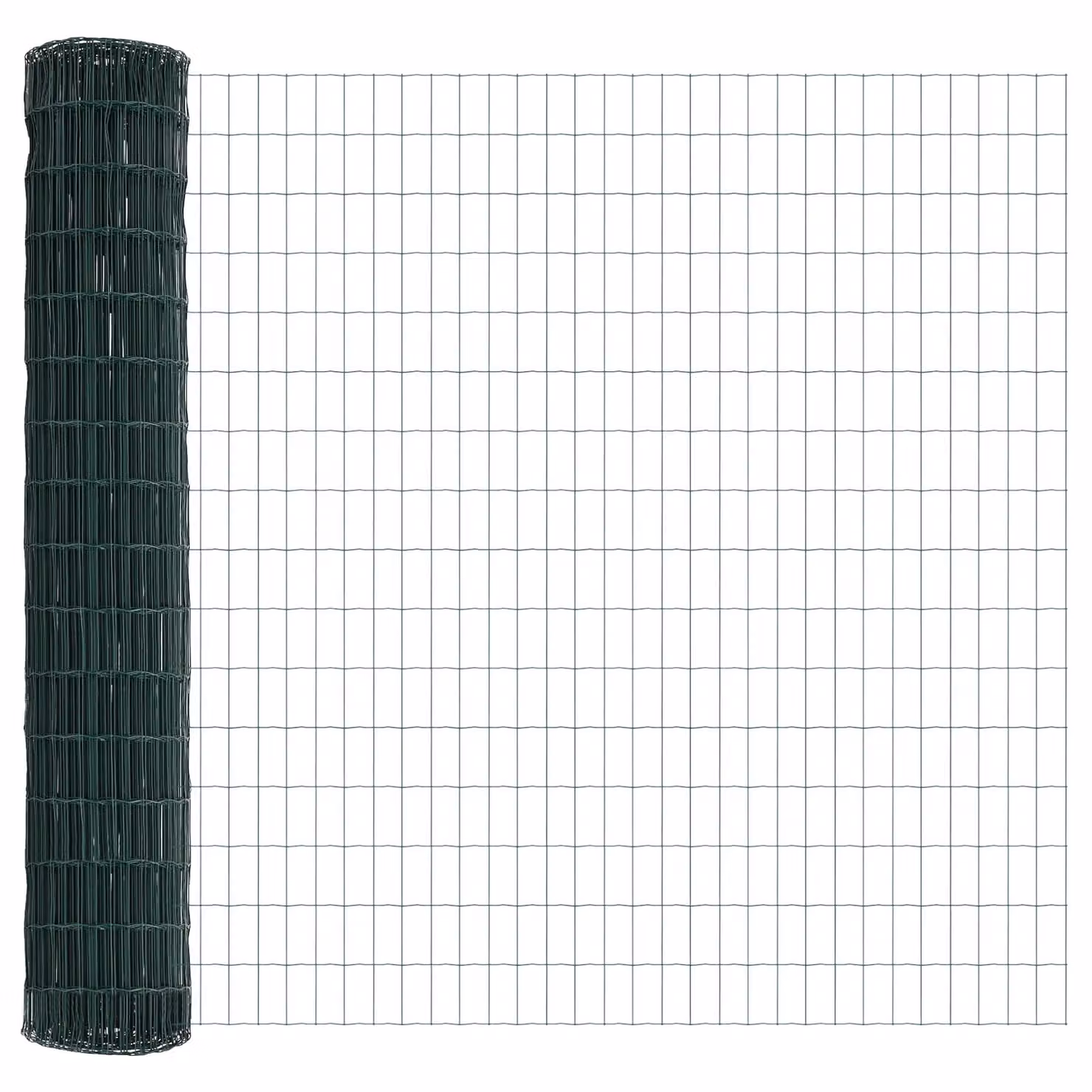 Berkfield Home Euro Fence Green PVC-Coated Steel Fencing, H: 1.5 m x W: 10 m – 3