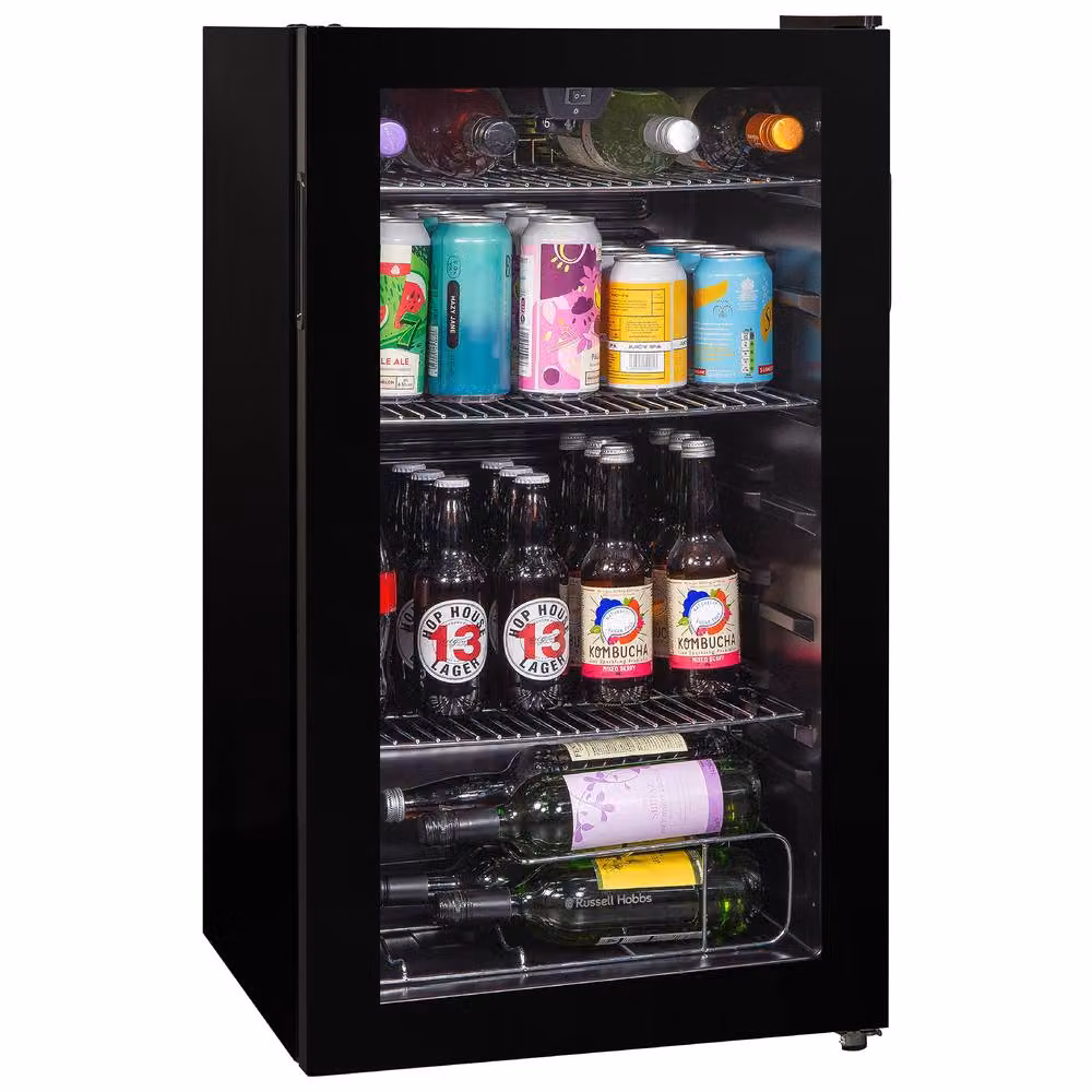 Russell Hobbs RH48BC101B Free Standing Drinks Cooler, 93L, Black – 7