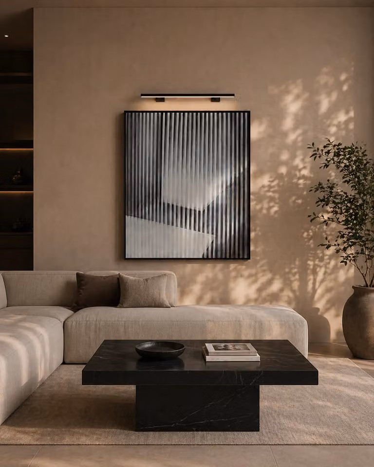 Tommy Franks Lattice II Modern Abstract Geometric Black Wall Artwork W: 120 cm, H: 100 cm