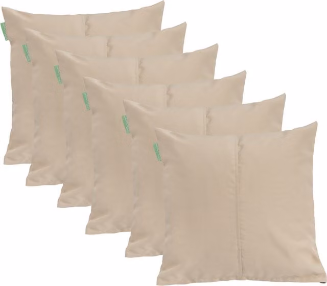 Gardenista Premium Square Garden Scatter Cushion in Beige, W/D/H: 45.72 x 45.72 x 45.72 cm