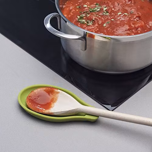 Zeal Silicone Oval Spoon Rest in Green – 3
