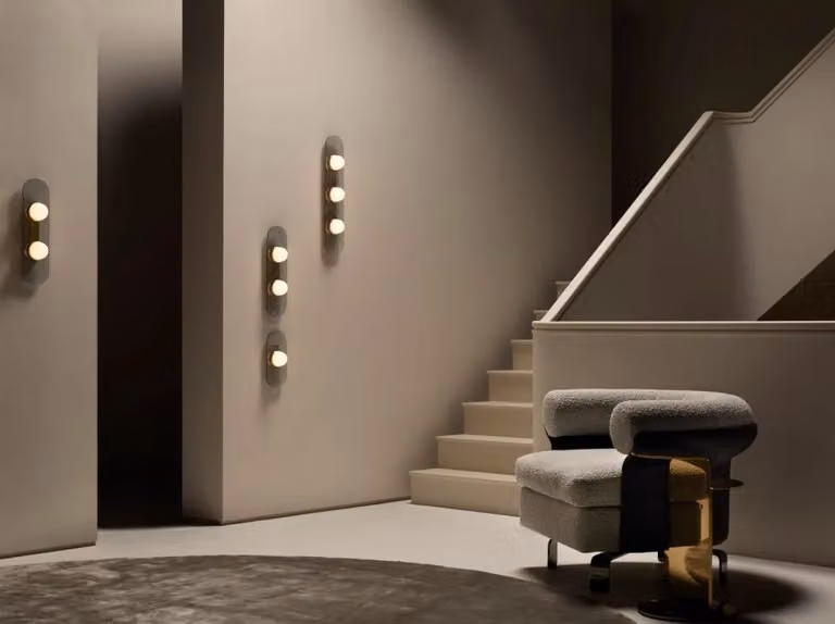 CTO Lighting Modulo Triple Wall Light in Black Metal