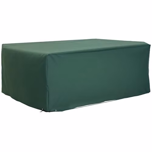 Outsunny Water Repellent Oxford Fabric Garden Sofa Cover, Green, W: 205 cm, D: 145 cm, H: 70 cm