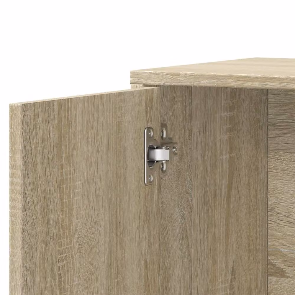 Berkfield Home Sonoma Oak Sideboard in Brown, W/D/H: 60 x 31 x 70 cm – 2