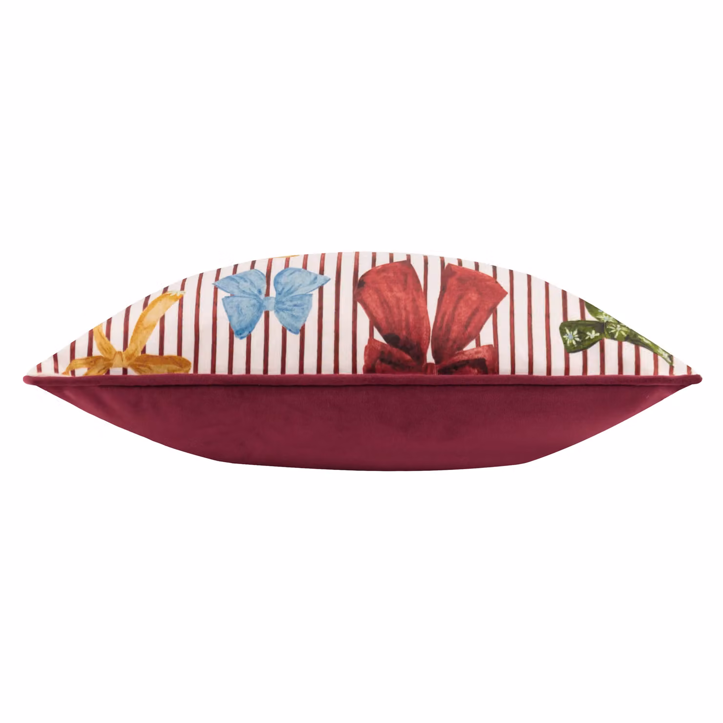 Furn Noortje Bows Piped Cushion, Multicolour, W/D/H: 45 x 45 x 45 cm – 3