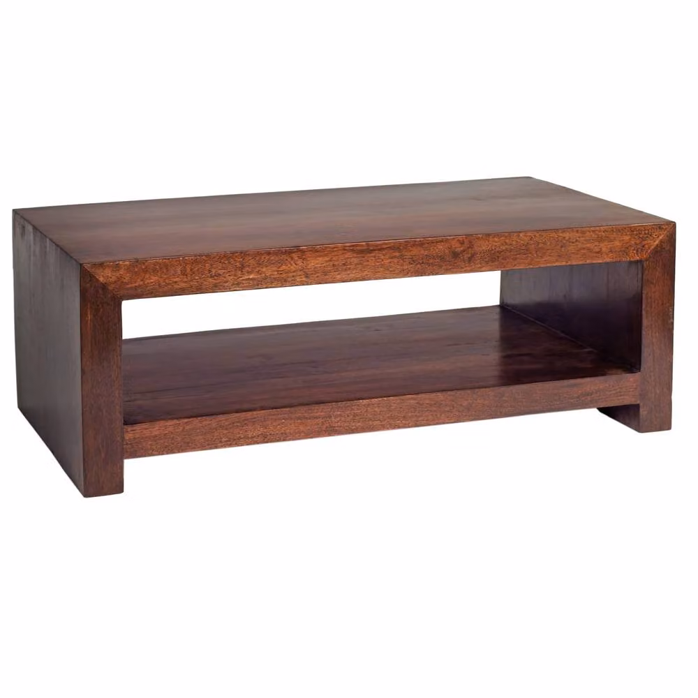 Wyld Haus Phuket Mango Wood Coffee Table in Brown, W/D/H: 60 x 60 x 40 cm – 2