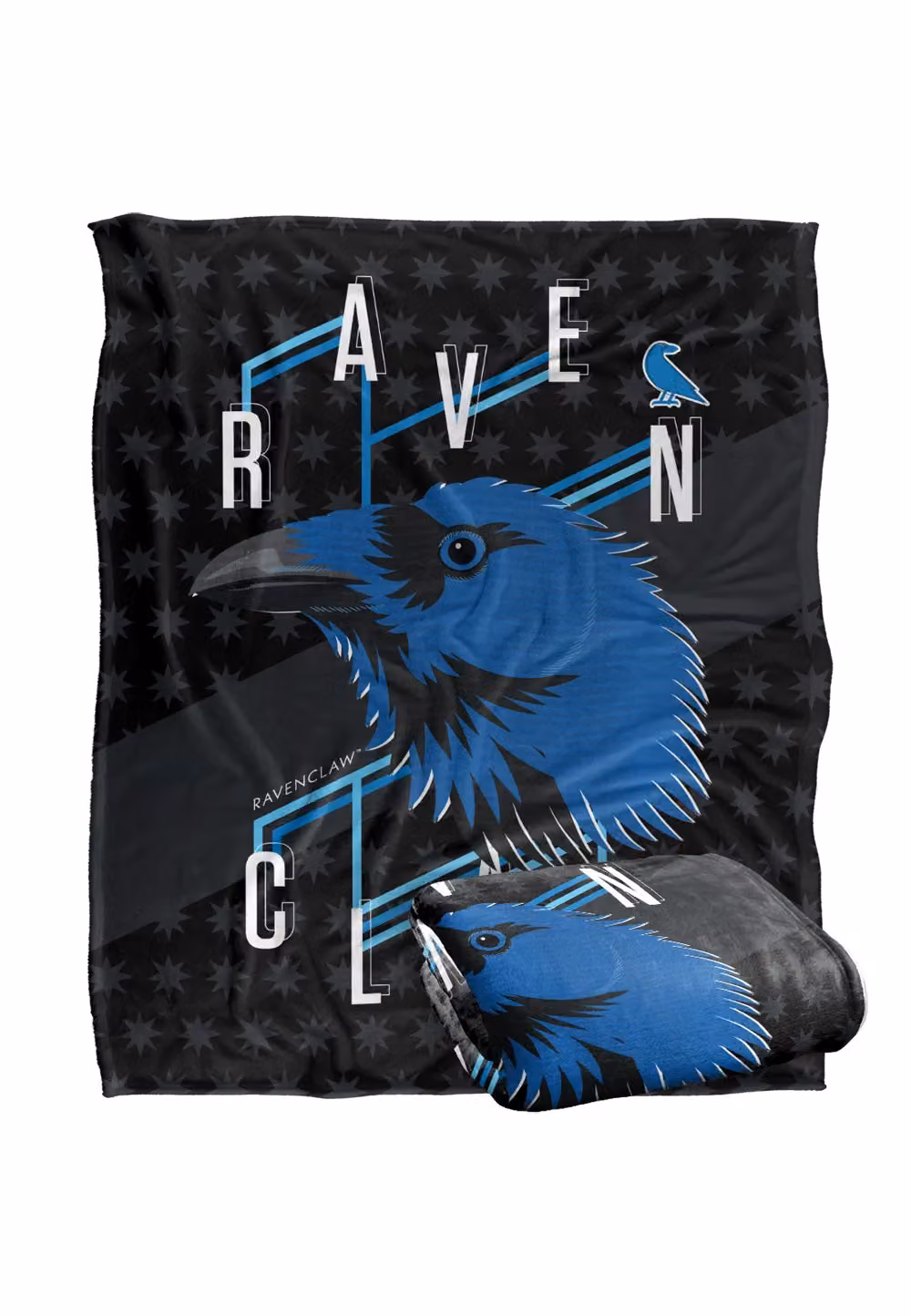 Neo Industries Harry Potter Ravenclaw Super Soft Fleece Throw Blanket, Multicolour, W: 152 cm, D: 127 cm – 2