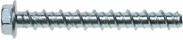 Unifix Hexagon Flange Head Galvanised Anchor Bolts, M6 x 75 mm, Silver, Box of 100