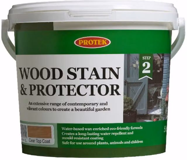 BillyOh Weatherproof Wood Stain and Protector, Yellow, 5 l